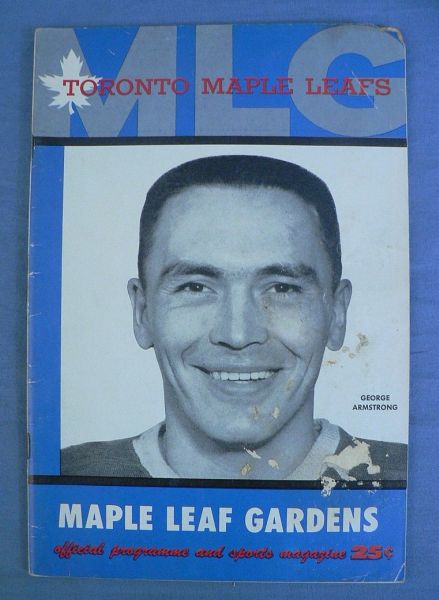 P60 1960 Toronto Maple Leafs